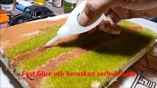 The making of kg.pasir pekak and old town diorama part 1