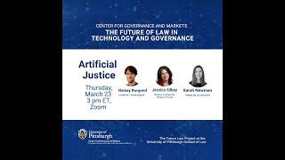 Artificial Justice: The Future of Law in Technology and Governance