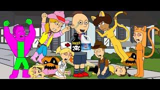 Classic Caillou Poisons the Halloween Candy and Gets Grounded! 2024 Halloween Special!