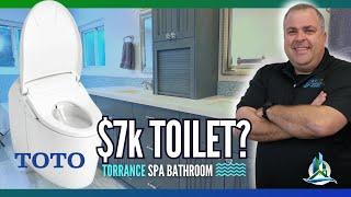 Drake's Luxury TOTO Toilet | Custom Spa Bath by Bay Cities Construction