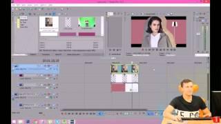 Как сделать двойное наложение маски в Sony Vegas  Уроки Sony Vegas PRO хэнгаут от AIR