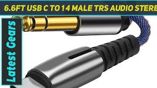 6.6FT USB C to 1/4" Male TRS Audio Stereo Cable - Review 2023