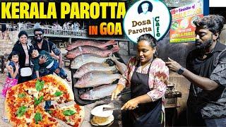 அஸ்வதி அக்கா கடை !! Authentic KERALA தோசை Parotta & BEEF Roast in GOA