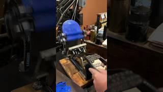 Sharing an update from the print shop at the Sacramento History Museum