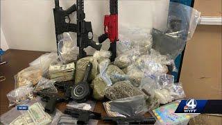 Investigation leads to massive drug, firearm, narcotics related cash seizure in Greenville