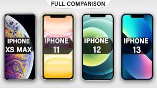 iPhone XS Max Vs iPhone 11 Vs iPhone 12 Vs iPhone 13 Full Review in 2024