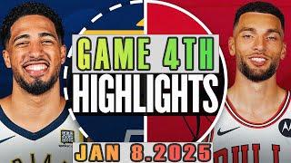 Indiana Pacers Vs Chicago Bulls Full Game Jan 08,2024 NBA Season 2024-25