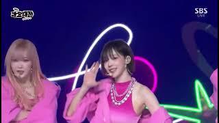 AESPA performing PINK HOODIE + SUPERNOVA at 2024 SBS Festival Gayo Daejeon