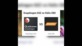 Which processor is better for games? Snapdragon 662 vs Mediatek helio g80