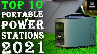 Top 10 Best Portable Power Stations 2022 | Power Stations | Solar Generators 2021 | Camping gear