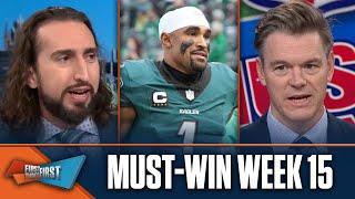 MUST-WIN WEEK 15: Eagles look to overcome drama, Packers and Bills bounce back | FIRST THINGS FIRST