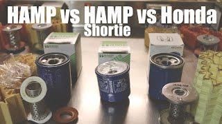 HAMP Oil Filter vs HAMP 'Shortie' vs Honda - PerformanceCars