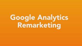 Google Analytics Remarketing