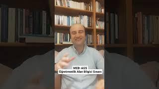 MEB-AGS ÖĞRETMENLİK ALAN BİLGİSİ SINAVI ( ÖABT ) HAKKINDA | Selim Sırrı Atay