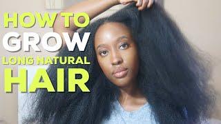 HOW TO GROW LONG NATURAL HAIR | YAA YAA