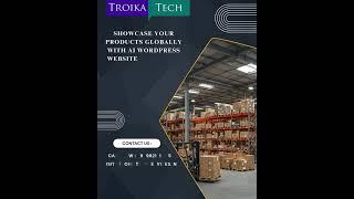 Dark Blue and White Modern Logistic Service In Kalina by troika tech