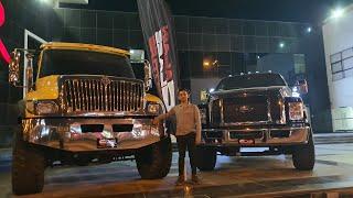 Ford F650 vs International CXT giant trucks -  English