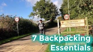 7 BACKPACKING GEAR ESSENTIAL ITEMS | #hiking #backpackinggear