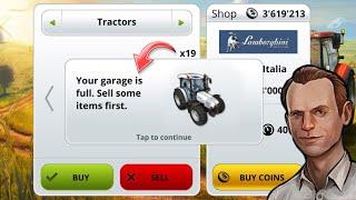 Fs14 your garage is full. sell some items first Tractors in ( Fs14 ) Timelapse !