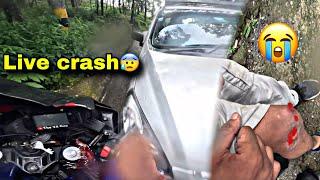 Live crash||R15 v4 crash|| Dangerous shortcut|| #crash #viral#r15v4