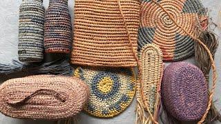 How to make a Raffia Basket Part 2 - more advanced skills with Craft School Oz