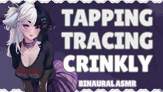 [LIVE ASMR] Tappies, Tracing, and Crinkles for Deep Sleep   [Multistream] [Sleep Aid]