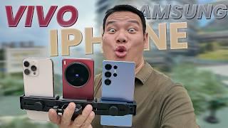 Daylight Video Showdown! vivo X200 Ultra vs iPhone 16 Pro Max vs Galaxy S25 Ultra