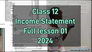 Class 12 | Income Statement | Full lesson from Scratch