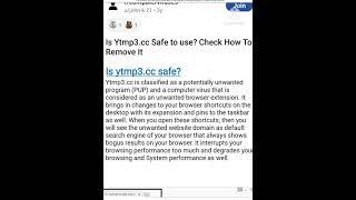 Do NOT use Ytmp3!! It will give you a virus!