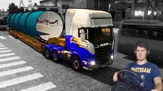 ФУРА УЛЕТЕЛА С ДОРОГИ EURO TRUCK + РУЛЬ LOGITECH DRIVING FORCE GT