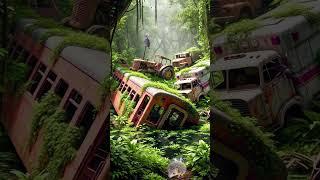 Nature Shorts | Abandoned Vehicles | Amazing Scenery #shorts #wow #wildlife