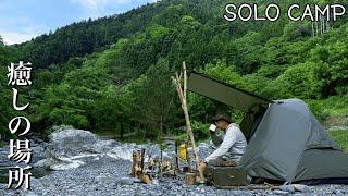 [Solo Camping] 2 days spent at Solo Dome 1 in a healing place