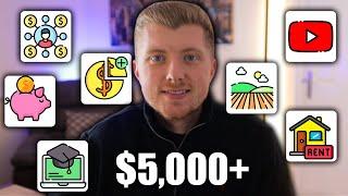 7 Passive Income Ideas (How I Make $5,000+ Per Month Online!)