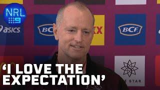 Michael Maguire is excited for the 2025 Broncos season: NRL Presser | NRL on Nine