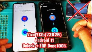 Vivo Y12s (V2026) Romove Unlock & FRP Done100% 2022 No Computer-android 11