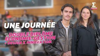 Une journée en double diplôme Économie et Gestion + DU Innovation x Design à CY Paris Université