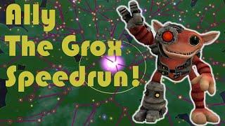 Ally The Grox Spore Speedrun (Commentary)