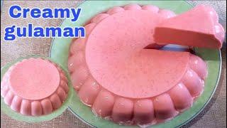 CREAMY GULAMAN/Simple & easy dessert jelly recipe