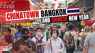 Chinatown Bangkok street food and Chinese New Year Thailand