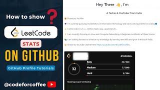 [Hindi] Show Leetcode stats on GitHub pages #faang #dsa #AnkitOjhaCoding