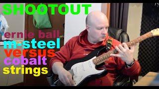 Ernie Ball M-Steel Strings vs Ernie Ball Cobalt String Comparison
