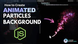 Create a Background Particles Cursor using three-js| #codewith_muhilan #coding #frontenddevelopment