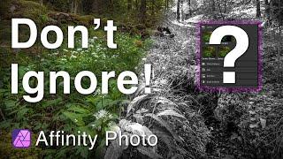Dont Waste Your Time in Affinity Photo