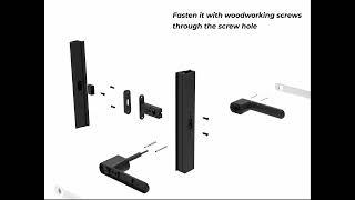 How to install modern door handles hardware? IISDOO factory tell you!