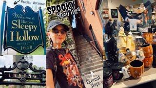 Our Spooky Roadtrip Begins! Sleepy Hollow NY & Wegmans! Huge Halloween Headless Horseman HAUL!