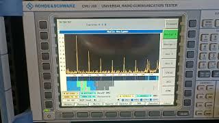 CMU200 audio spectrum