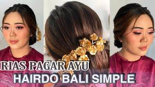 HAIRDO PAGAR AYU - HAIRDO SIMPLE ALA TARA MAKEUP