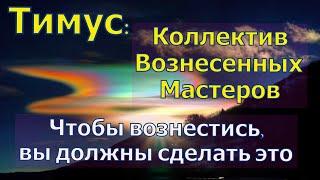 Чтобы вознестись, вы должны сделать это ∞Тимус: Коллектив Вознесенных Мастеров