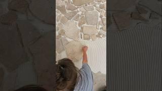 Crazy Paving Tutorial                                   #diyprojects #tiledesign #patio