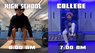 Day In The Life: High School vs College Football